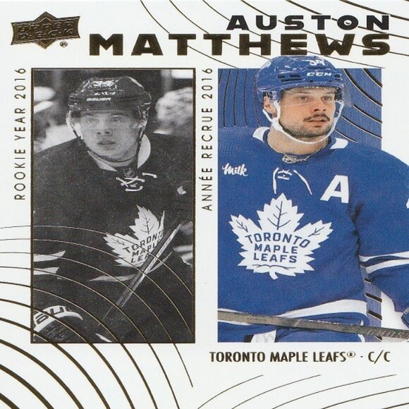 Auston Matthews - 2024/2025 Tim Hortons Retro Rookies Series Card - Number 8 - Picture 1 of 2